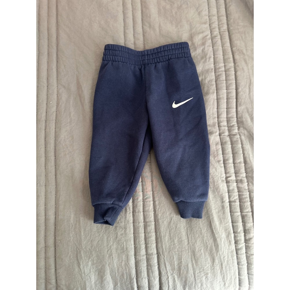 Nike Fleece Joggers Size Toddler 2T Navy Blue